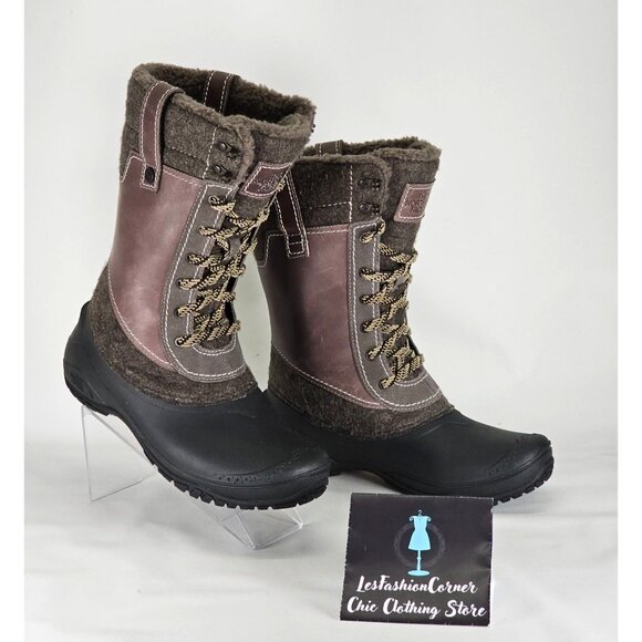 The North Face Women's Brown Waterproof Shellista III Mid  Boots Size 9 272 - Picture 5 of 16